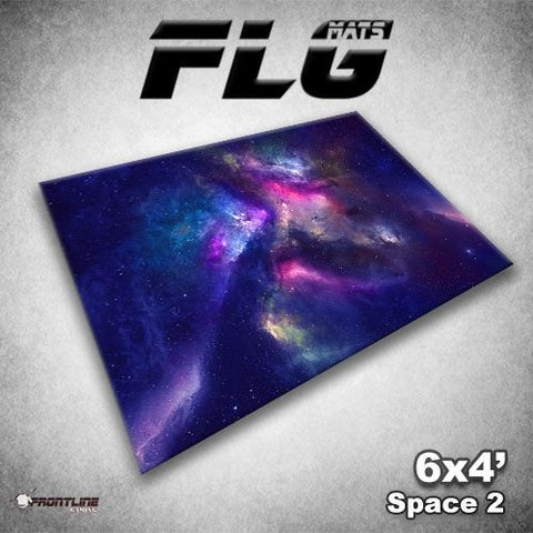 Frontline Gaming Mat 6'x4' Space 2