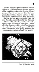 Novel Choose Your Own Adventure: Space And Beyond