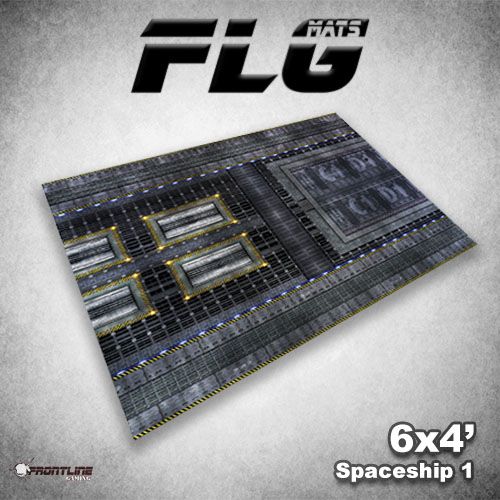 Frontline Gaming Mat 6'x4' Spaceship 1