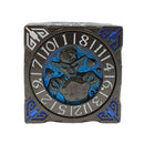 Old School Dice: 7 in 1 Dice Spinner: Dice Goblin - Matte Black with Blue