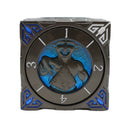 Old School Dice: 7 in 1 Dice Spinner: Dice Goblin - Matte Black with Blue
