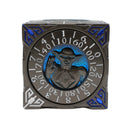 Old School Dice: 7 in 1 Dice Spinner: Dice Goblin - Matte Black with Blue