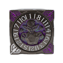 Old School Dice: 7 in 1 Dice Spinner: Dice Goblin - Matte Black with Purple