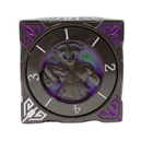 Old School Dice: 7 in 1 Dice Spinner: Dice Goblin - Matte Black with Purple