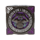 Old School Dice: 7 in 1 Dice Spinner: Dice Goblin - Matte Black with Purple