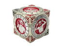 Old School Dice: 7 in 1 Dice Spinner: Dice Goblin - Silver with Red
