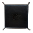 Old School Dice: Square Rolling Tray - Brown