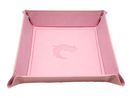 Old School Dice: Square Rolling Tray - Light Pink