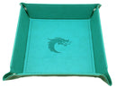 Old School Dice: Square Rolling Tray - Teal