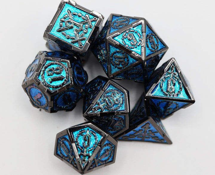 Crossed Swords: Sword of the Deep - RPG Metal Dice Set