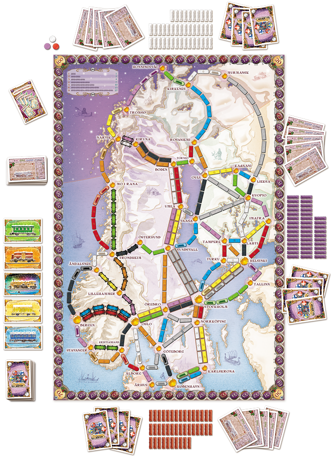 Bg Ticket To Ride Nordic Countries