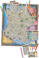Bg Ticket To Ride Map 6 France & Old West