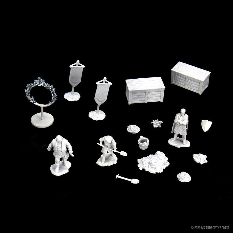 Wizkids Minis 90121 Towns People Castle King Retainers