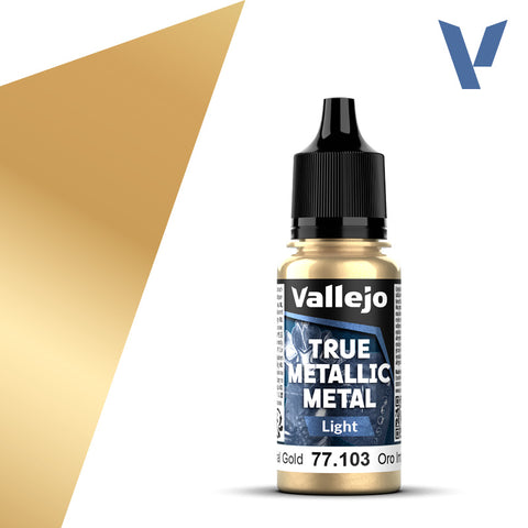 Vallejo True Metalic 18ml Imperial Gold Light