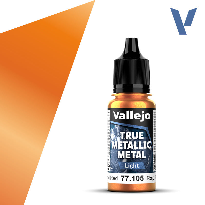 Vallejo True Metalic 18ml Forged Red Light