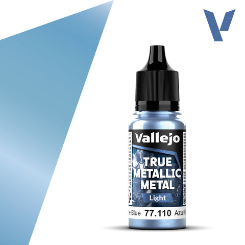 Vallejo True Metalic 18ml Ultramarine Blue Light