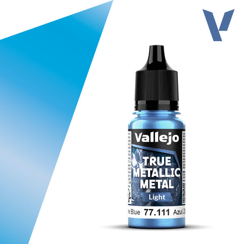 Vallejo True Metalic 18ml Sapphire Blue Light