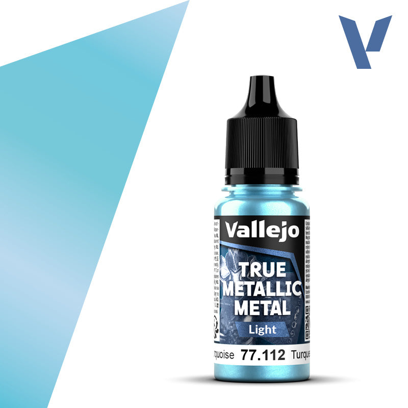Vallejo True Metalic 18ml Hydra Turquoise Light