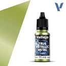 Vallejo True Metalic 18ml Amber Green Light
