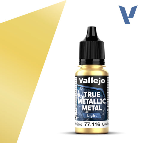 Vallejo True Metalic 18ml Greenish Gold Light