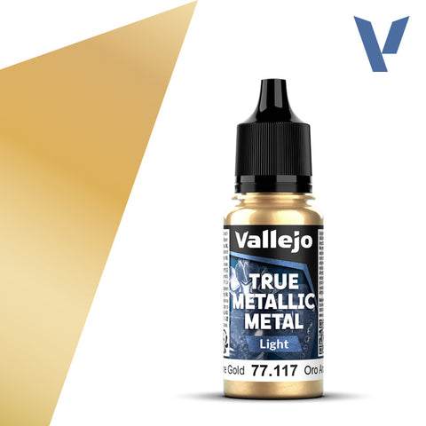 Vallejo True Metalic 18ml Arcane Gold Light