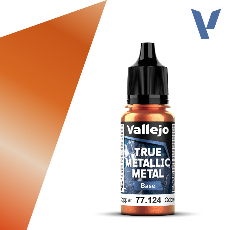 Vallejo True Metalic 18ml Ancient Copper Base