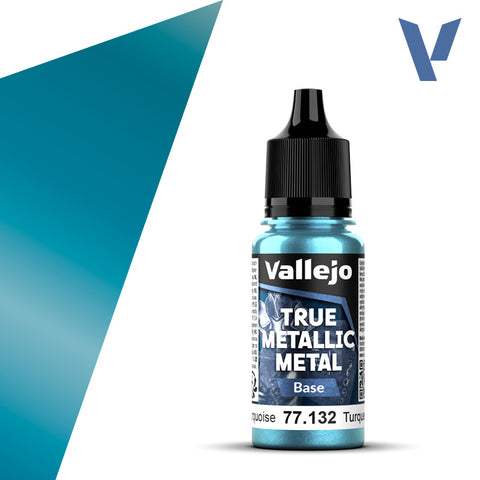 Vallejo True Metalic 18ml Hydra Turquoise Base