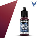 Vallejo True Metalic 18ml Ruby Red Shade