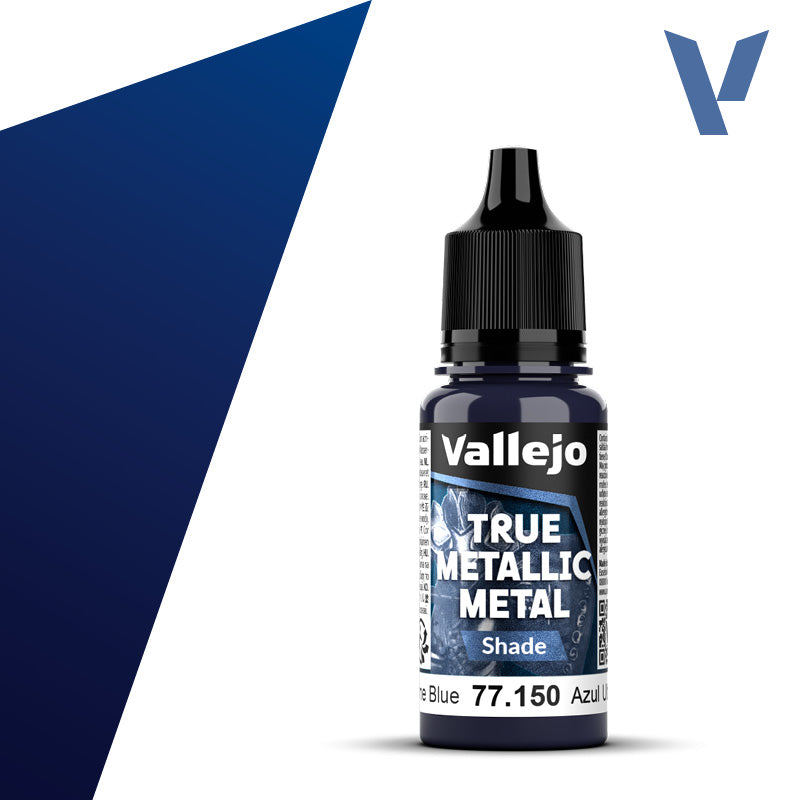 Vallejo True Metalic 18ml Ultramarine Blue Shade