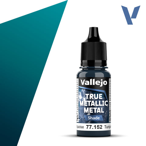 Vallejo True Metalic 18ml Hydra Turquoise Shade