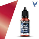 Vallejo True Metalic 18ml Ruby Red Airbrush