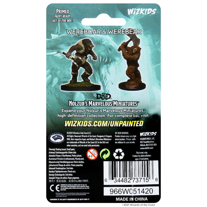 Wizkids Minis D&D 73715 Wereboar And Werebear