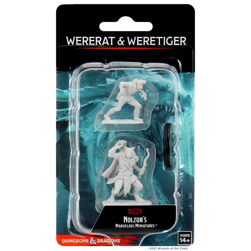 Wizkids Minis D&D 90014 Wererat And Weretiger