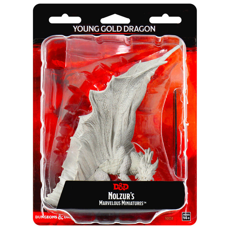 Wizkids Minis D&D 90034 Young Gold Dragon