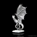 Wizkids Minis D&D 90036 Young Silver Dragon