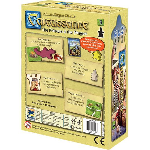 Bg Carcassonne Exp 3: Princess & Dragon