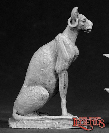 Reaper Mini Rm03007 Egyptian Cat Statue
