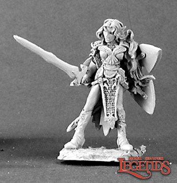Reaper Mini Rm03072 Aviriel, Female Elf Paladin
