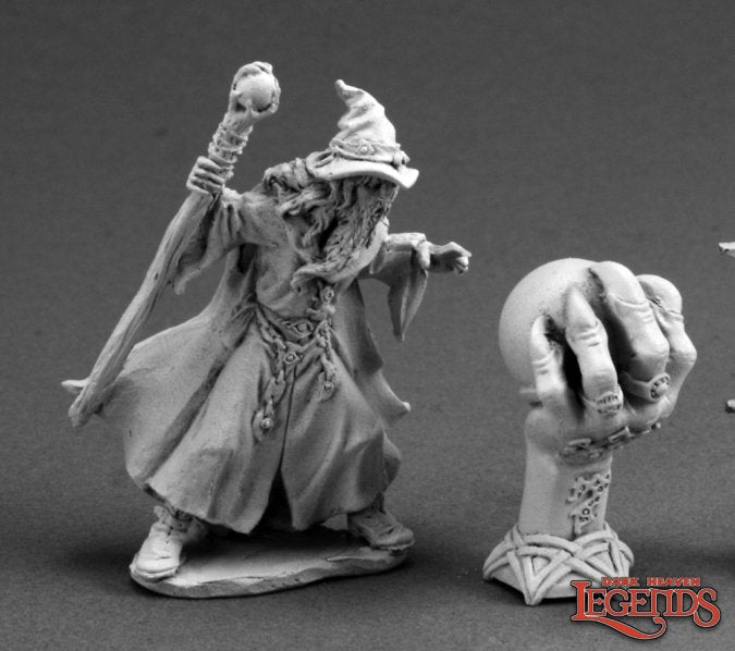 Reaper Mini Rm03587 Wizard And Crystal Ball