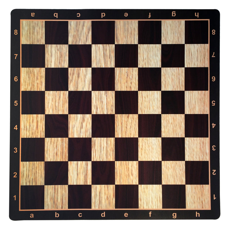 Chess Mat Rosewood/lightwood Grain  We05-8925