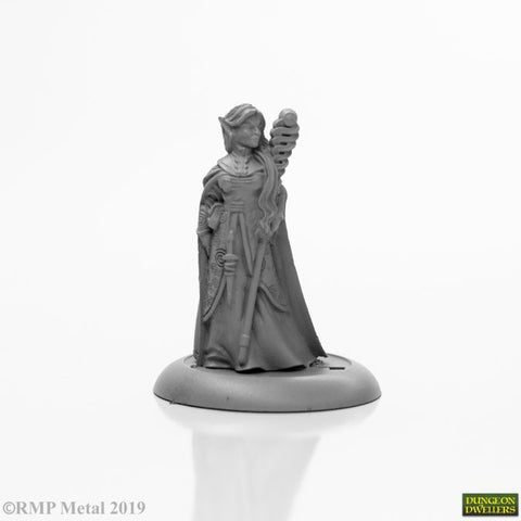 Reaper Mini Dungeon Dwellers: RM07028 Anthanelle, Elf Wizard