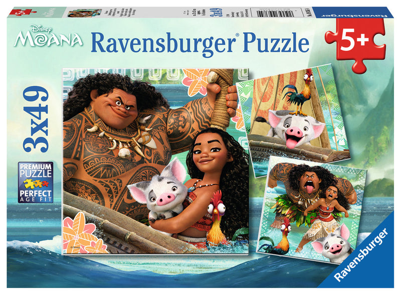 Ravensburger Puzzle 3x49 Piece Born To Voyage
