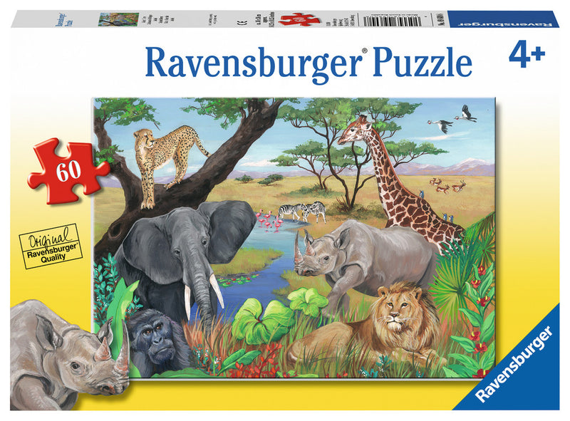 Ravensburger Puzzle 60 Piece Safari Animals
