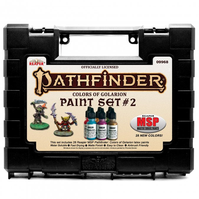 CLEARANCE Paint Set Reaper MSP 9968 Pathfinder Colors of Golarion