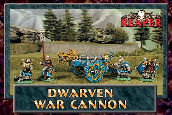 Reaper Mini Rm10008 Dwarven War Cannon