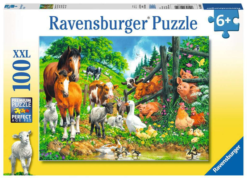 Ravensburger Puzzle 100 Piece Animal Get Together
