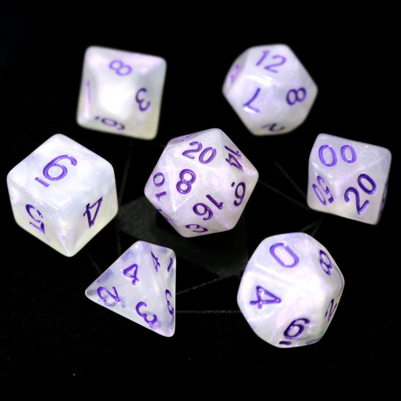 Die Hard Dice Set - Purple Moonstone