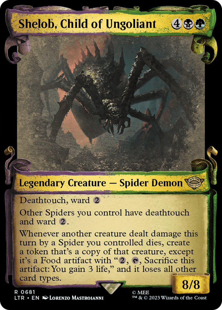 Shelob, Child of Ungoliant [The Lord of the Rings: Tales of Middle-Earth Showcase Scrolls]