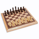 Chess Set 12" Wood 2 3/8" King We11-0312