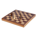 Chess Set - 11" Folding Walnut, Staunton Wooden 12-0111